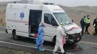 Ambulancia de principal nosocomio de Huancavelica queda inoperativa tras accidente