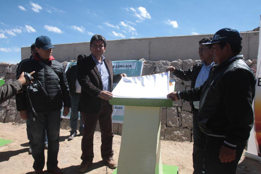 Camilaca se beneficia con obras por más de S/.3 millones