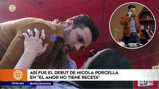 Nicola Porcella y su debut actoral en la telenovela mexicana ‘El amor no tiene receta’ (VIDEO)