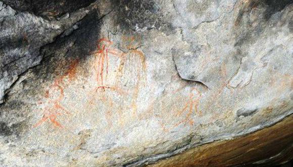 Encuentran ovnis y aliens en pintura rupestre india