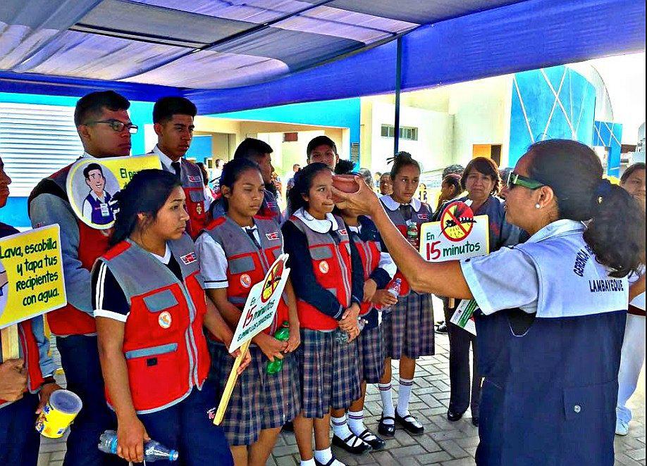 Dengue: Incentivan participación escolar en la identificación de criaderos de zancudos