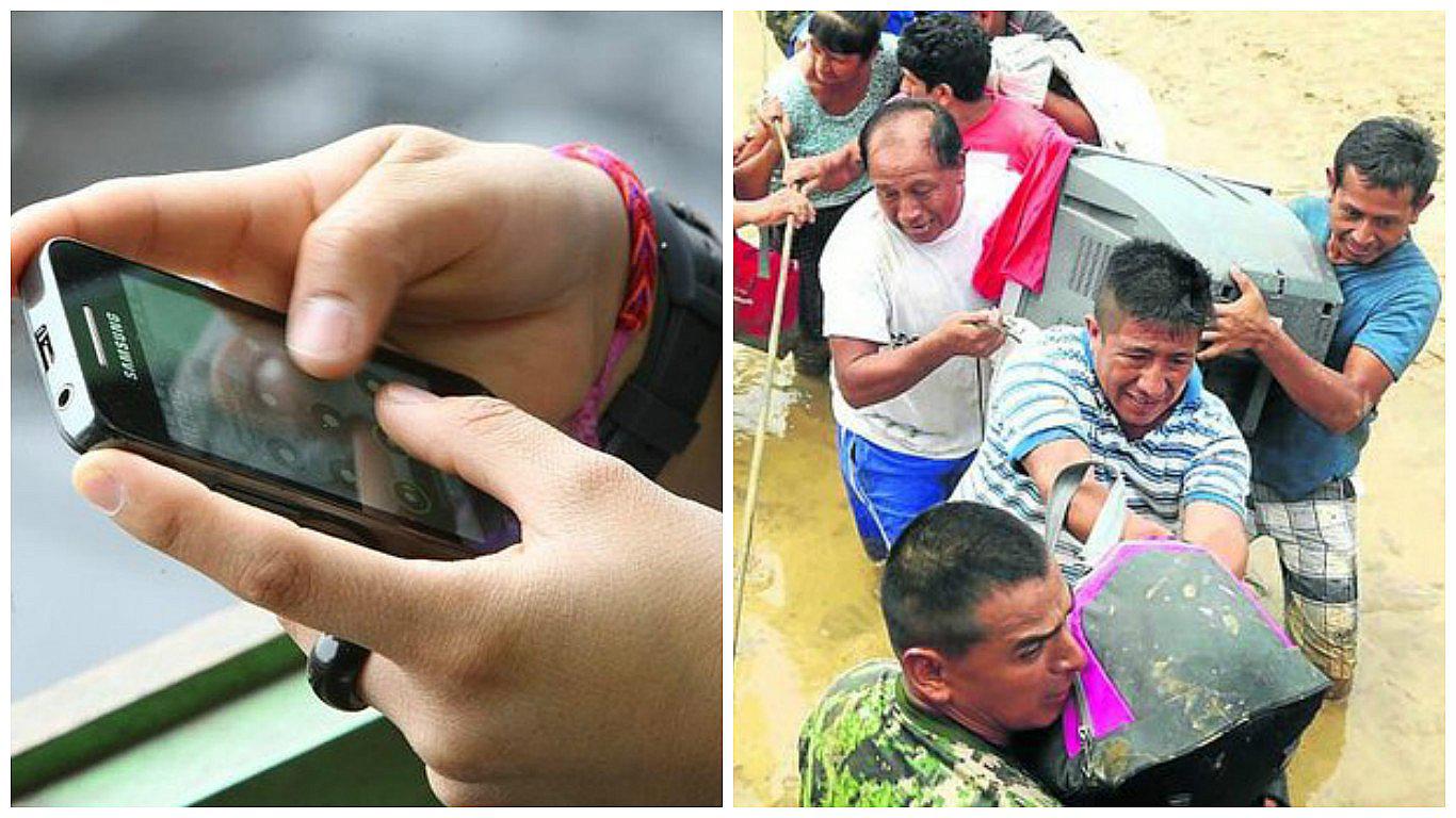 Empresas de telefonía móvil brindarán llamadas y SMS sin costo para damnificados del norte