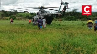 Gobernador regional de Tumbes y alcalde de Casitas resultaron ilesos tras desperfecto que presentó el helicóptero del Ejército (VIDEO)