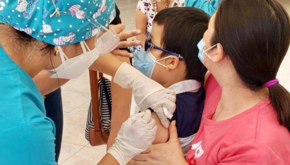 Diresa exhortó a padres a vacunar a sus hijos contra la COVID-19
