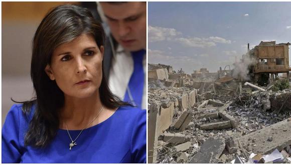 Nikki Haley: "EE.UU. no retirará sus tropas de Siria hasta que logremos nuestros objetivos"