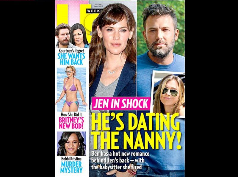 Ben Affleck le fue infiel a Jennifer Garner con niñera
