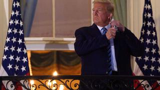 Trump volvió al Salón Oval, a seis días de dar positivo por COVID-19