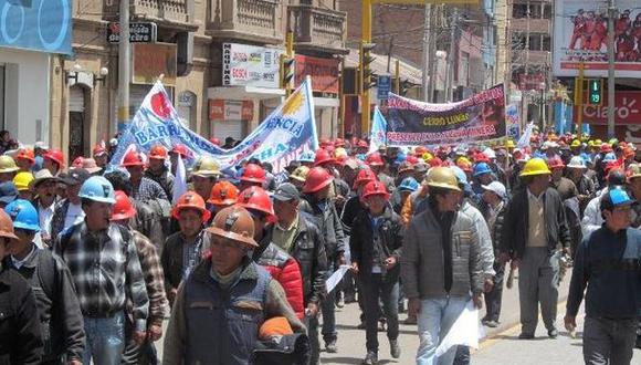 Huelga minera dejó millonaria pérdida en Puno