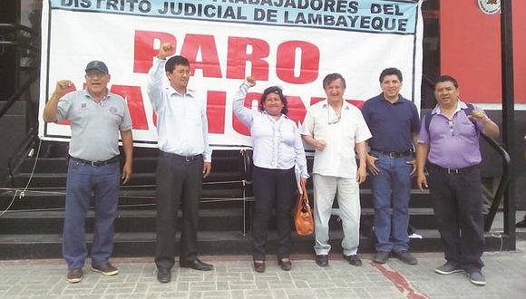 Lambayeque: Más de 30 mil procesos se detienen por paro judicial