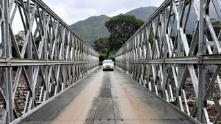 Instalan nuevo puente tras huaico en el sector Pan de Azúcar - Cusco