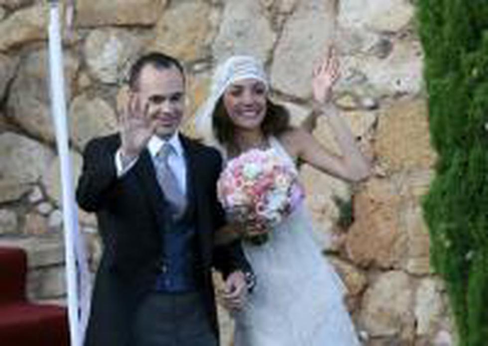 Andrés Iniesta y su novia Anna Ortiz se dieron el "sí"
