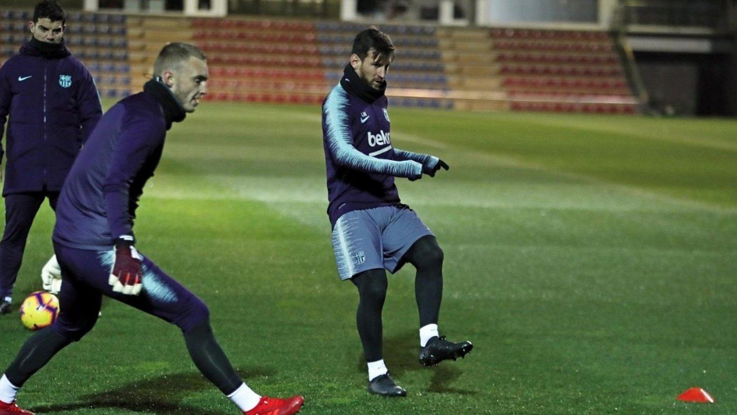 El impresionante gol de Lionel Messi en entrenamiento con Barcelona (VIDEO)
