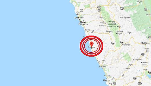 ​Áncash: sismo de 4.6 grados se registró esta madrugada en Huarmey