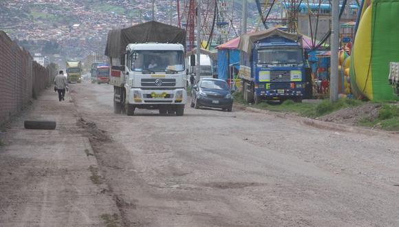 Cusco. Problemas en la vía expresa impide el inicio de obra