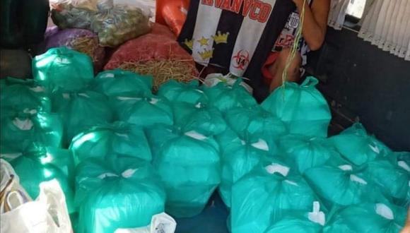 Huánuco: hinchas 'Grones' entregan almuerzos a familias pobres