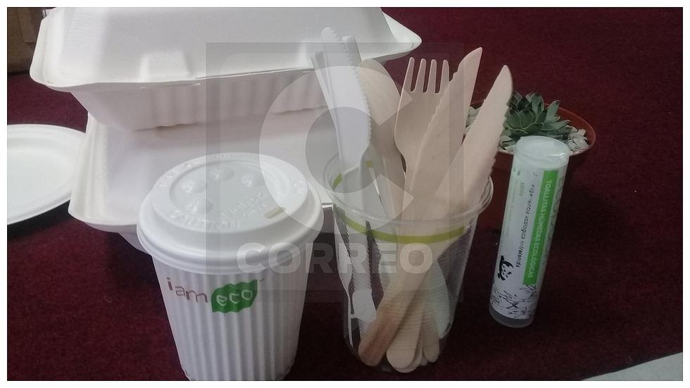 Vajilla biodegradable se convierte en alternativa al uso de tecnopor (FOTOS)