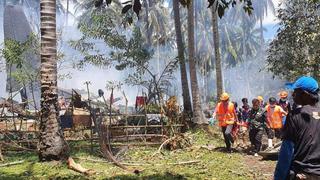 Filipinas: avión militar se estrella y deja al menos 45 muertos