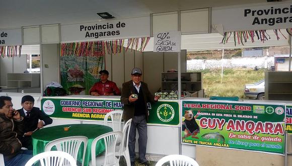 Cuy enlatado y hierbas aromáticas se robaron el show en feria de Callqui