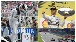 Fórmula 1: Lewis Hamilton gana con el Gran Premio de Bélgica su sexta carrera del año