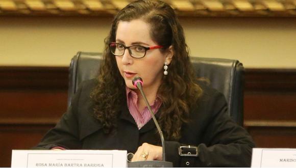 Rosa Bartra llama "terroristas" a opositores de PL que modifica la Ley de Modalidades Formativas