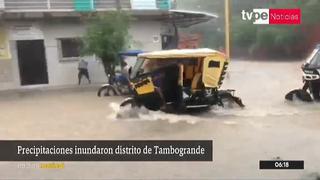 Familias quedan atrapadas por inundaciones en Piura