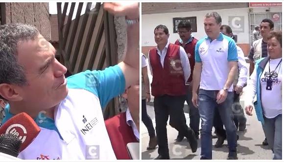 Censo 2017: Salvador del Solar sorprendió como empadronador en SJL (VIDEO)