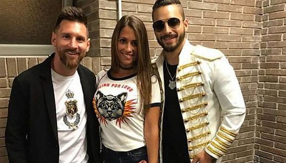 Lionel Messi y Luis Suárez asistieron al concierto de Maluma (FOTOS)