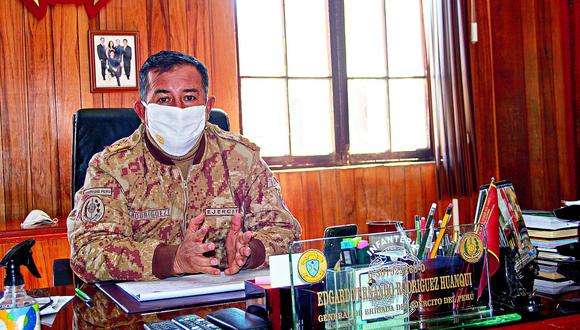 Jefe militar confirma 7 soldados infectados con COVID-19 en Puno 