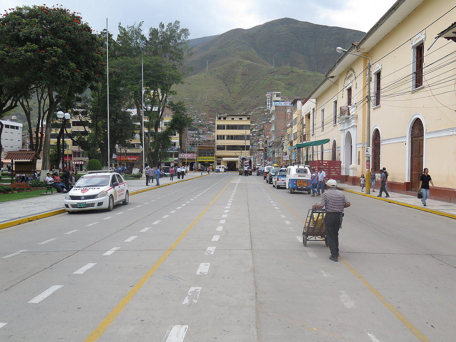 Vía que rodea la Plaza Mayor de Huánuco solo será de uso peatonal dentro de un mes