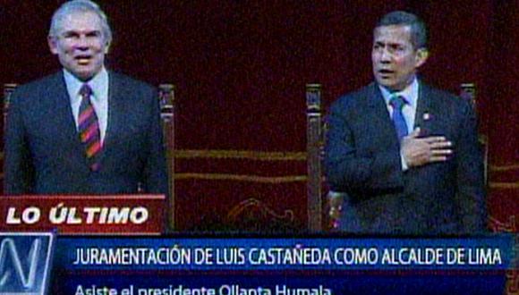 Ollanta Humala a Castañeda: "Lucho vamos a trabajar juntos ​porque Lima no puede parar" (Video)