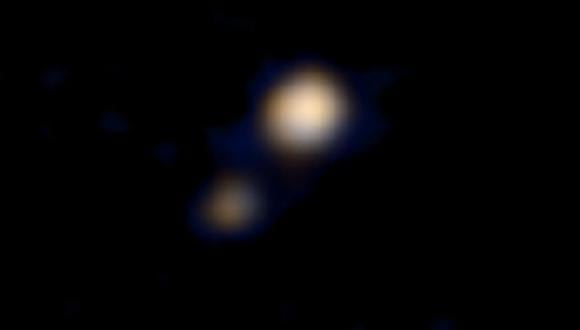 Esta es la primera fotografia de Plutón desde sonda de la NASA
