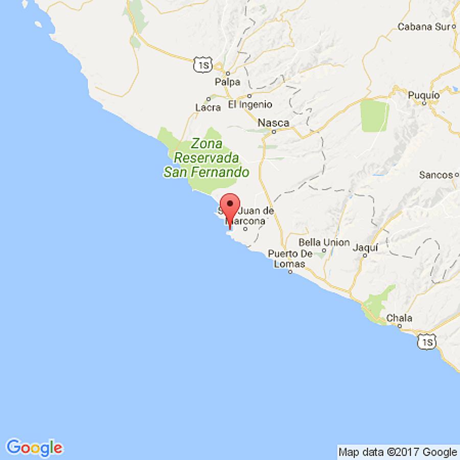 Ica: Sismo se registró en San Juan de Marcona