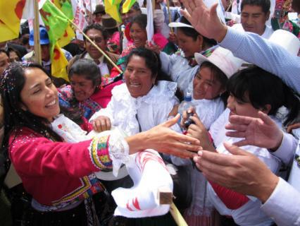 Nadine Heredia vuelve a rechazar candidatura desde Cusco