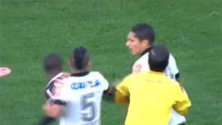 Paolo Guerrero casi se pelea con jugador del Sao Paulo (VIDEO)