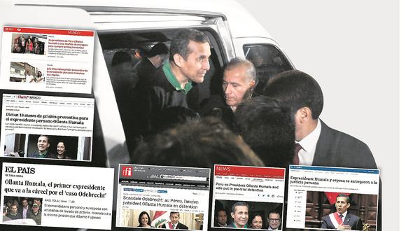 Ollanta Humala, y Nadine Heredia: Prisión acapara titulares en prensa extranjera