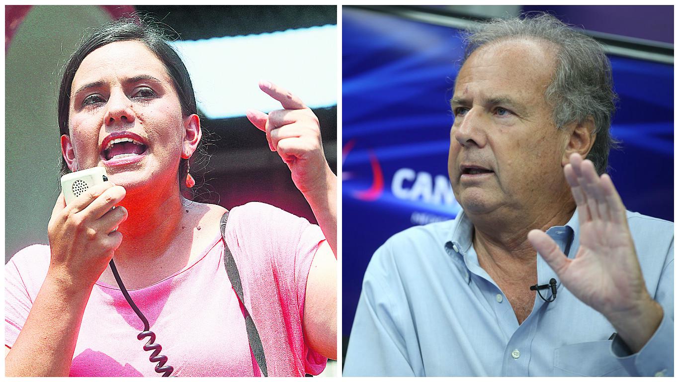 Verónika Mendoza da con palo a Alfredo Barnechea