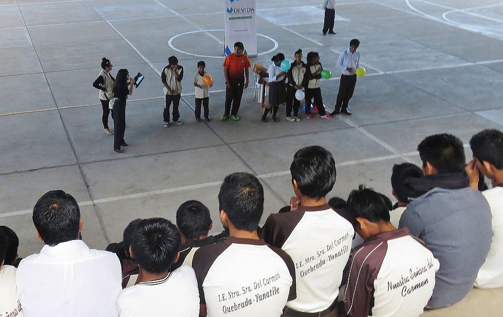 Jornada de prevención en consumo de drogas en Yanatile