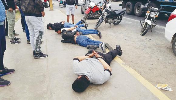 “Los Malditos de Trujillo” son capturados con armas y municiones en Chimbote 
