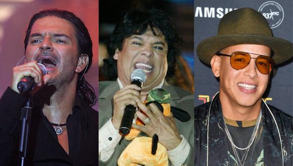 Canciones de Ricardo Arjona, Juan Gabriel y Daddy Yankee figuran en la lista de las 50 mejores canciones latinas de la historia, según Billboard. (Foto: AFP)