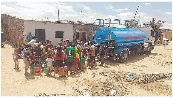 Restringirán el servicio de agua potable en algunos sectores de Sullana y anexo