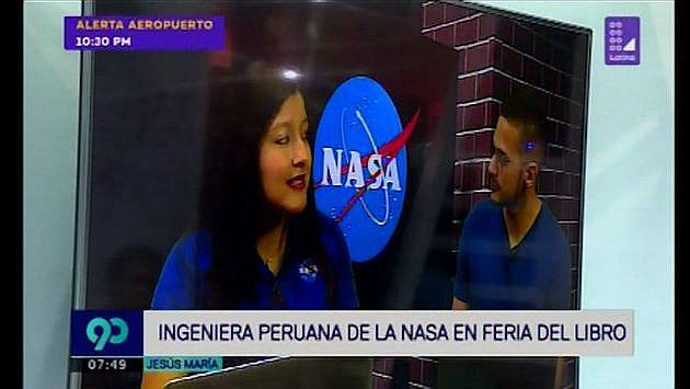 Ingenieria peruana en la NASA brinda charla en la Feria Internacional del Libro