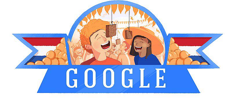 Google celebra el Día del Rey con pintoresco Doodle 