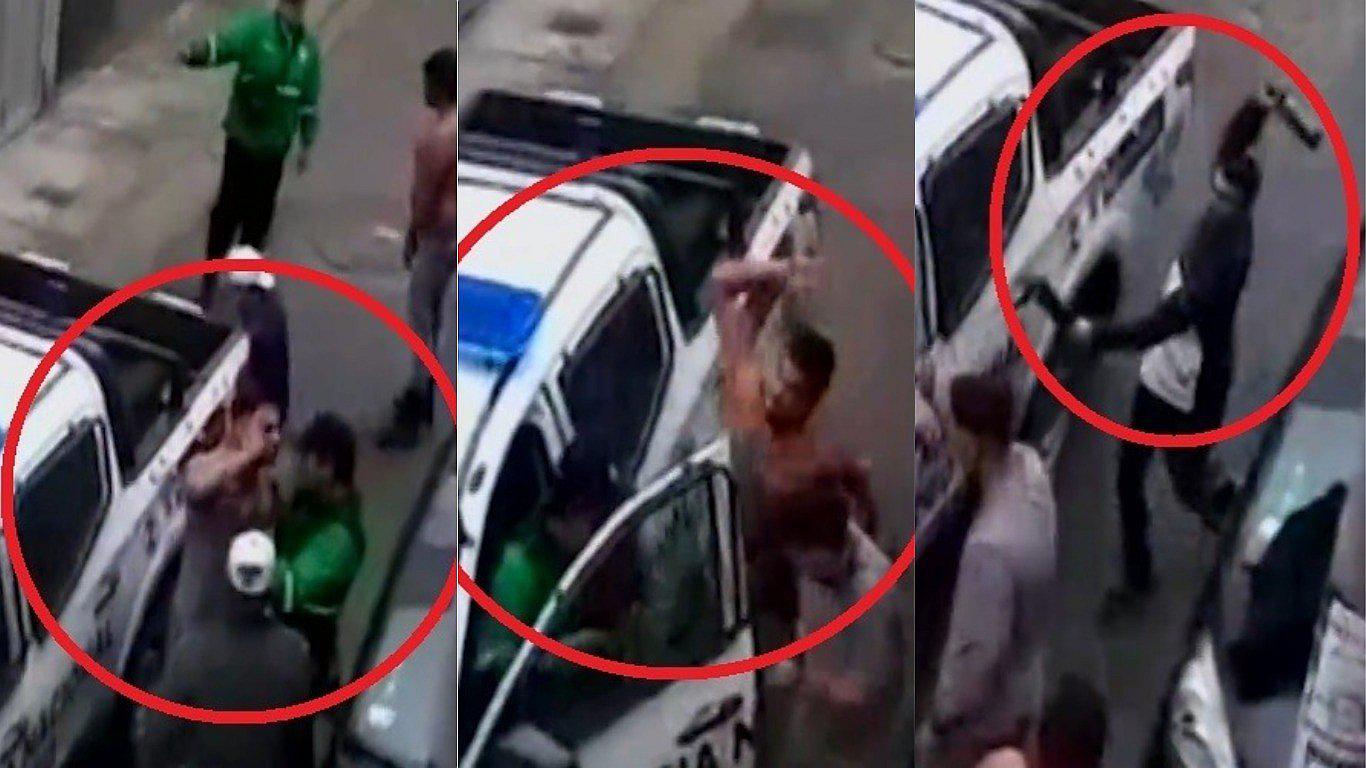 Hombres agreden a serenos que los intervinieron por beber licor en la calle (VIDEO)