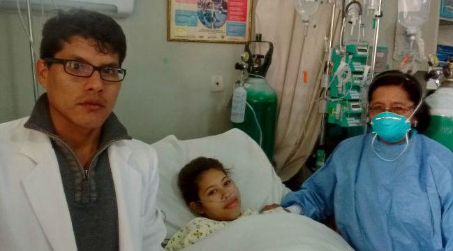 Salvan a parturienta de muerte segura