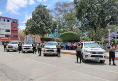 Cajamarca: Ministerio del Interior entrega patrulleros para combatir delincuencia en Jaén