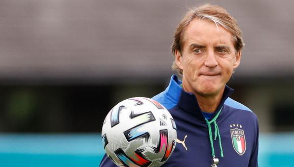 Roberto Mancini se refirió a la selección de Italia y su futuro en las Eliminatorias. (Foto: EFE)