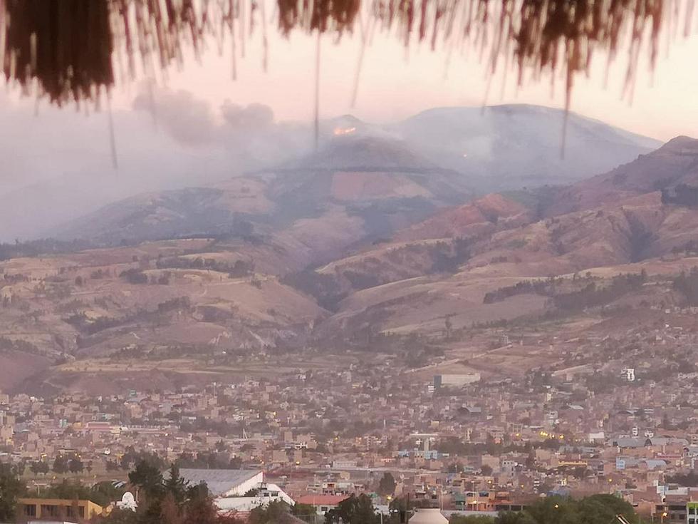 Incendio forestal consume más de 25 hectáreas en Ayacucho