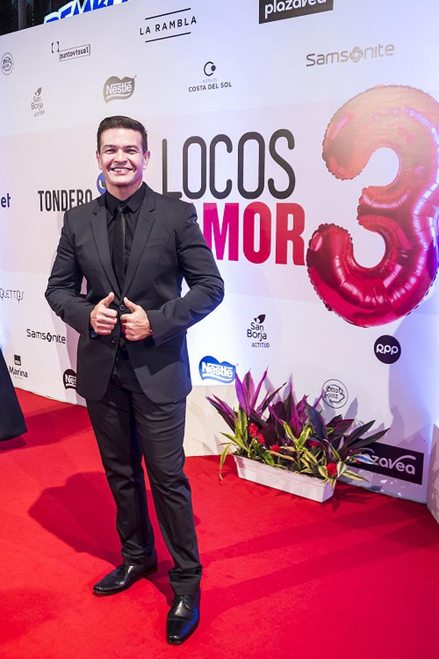 Orlando Fundichely en la alfombra roja de "Locos amor 3". (Foto: Tondero)