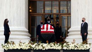 Trump es abucheado durante visita a los restos de la jueza Ruth Bader Ginsburg (VIDEO)