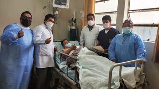 Salvan vida de paciente que llega con infarto cerebral a Hospital de Huancavelica